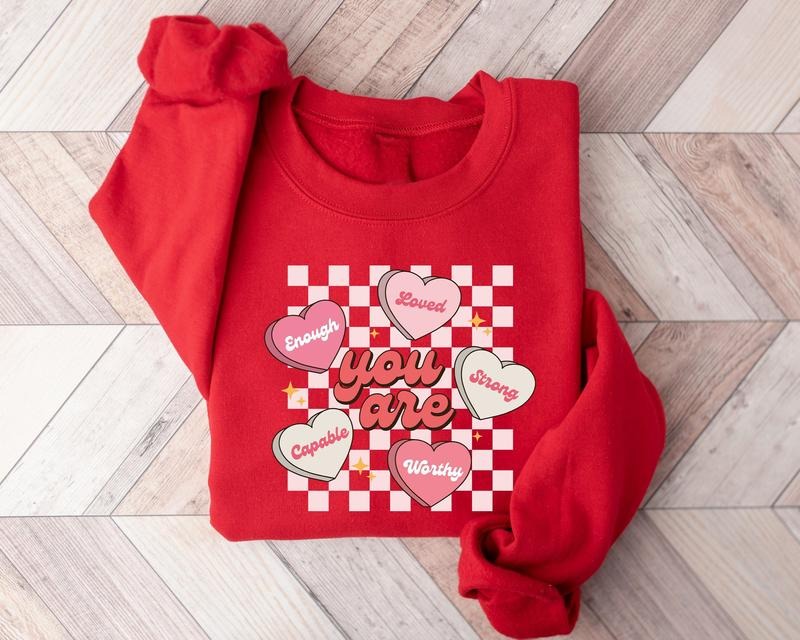 Be Mine Sweatshirt, Cute Valentines Sweatshirt, Conversation Hearts Shirt, Cute Valentines Sweatshirt, I Love You...