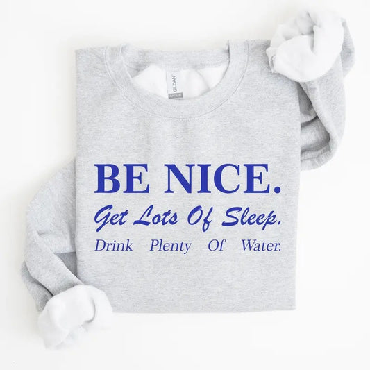 Be Nice Get Lots Of Sleep, Self Care, Self Love Sweatshirt T-Shirts, Hoodie | WearSparks.com