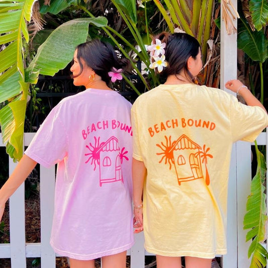 Beach Bound Shirt, Summer Vacation Shirt, Beachy Tshirt, Trendy Shirt, Preppy Clothes, Oversized Tee, Indie Retro, Beach...