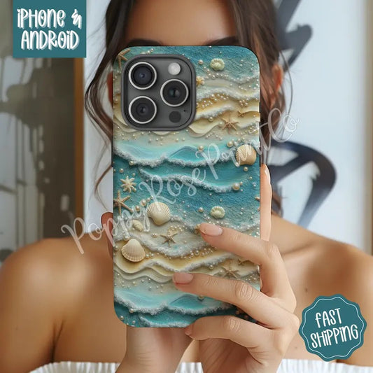 Beach Phone Case Mag Safe Compatible Magnetic Tough Cases T-Shirts, Hoodie, Sweatshirt | WearSparks.com