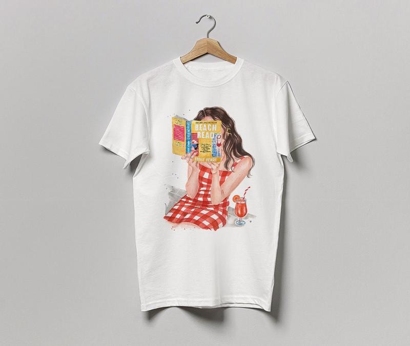 Beach Read by Emily Henry book t shirt | Super soft cotton bookish t-shirt | Beach Read book tee | Emily Henry fun club...