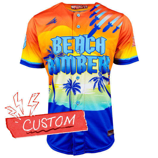 Beach Bombers Lifestyle Baseball Jersey *CUSTOM*