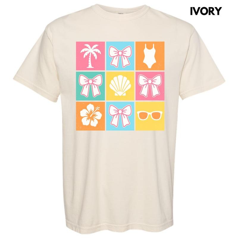 Beachy Bliss Collage Comfort Colors T-Shirt 'NLB' Hoodie, Sweatshirt | WearSparks.com