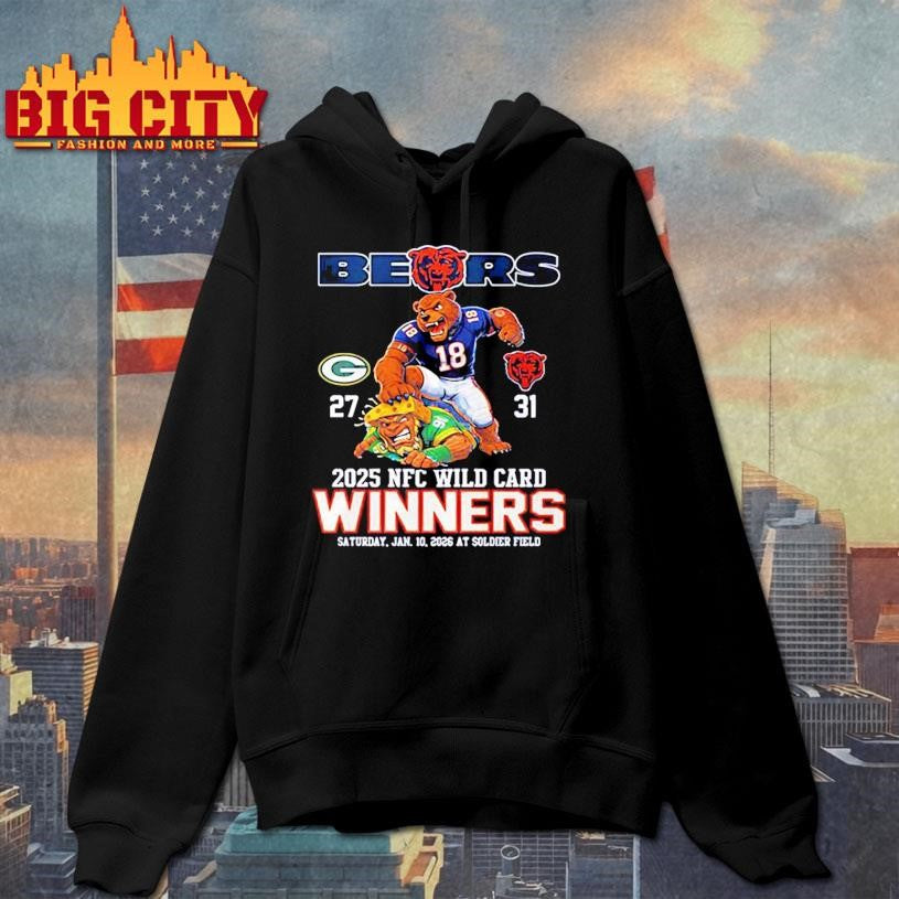 Bears 2025 NFC Wild Card Winners shirt