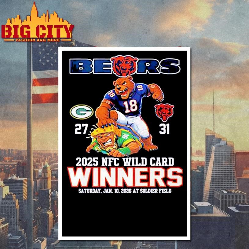 Bears 2025 NFC Wild Card Winners shirt