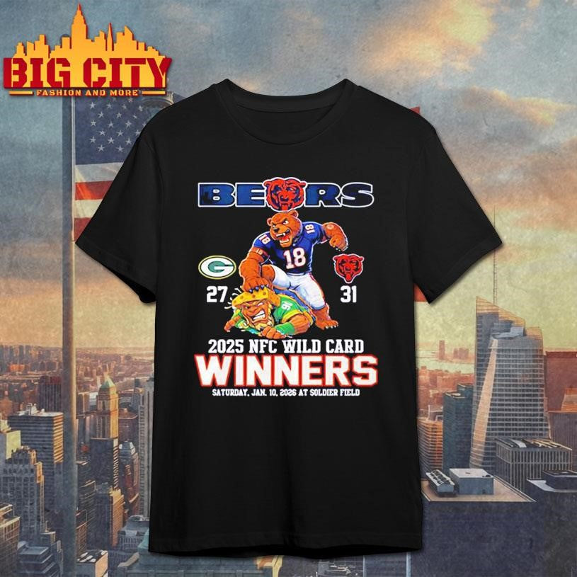 Bears 2025 NFC Wild Card Winners shirt