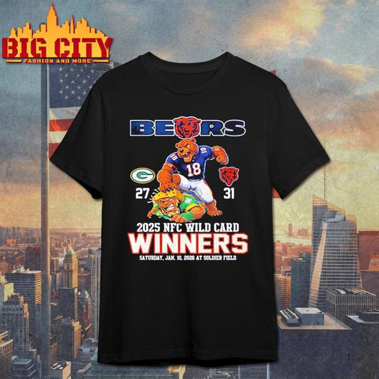 Bears 2025 NFC Wild Card Winners shirt