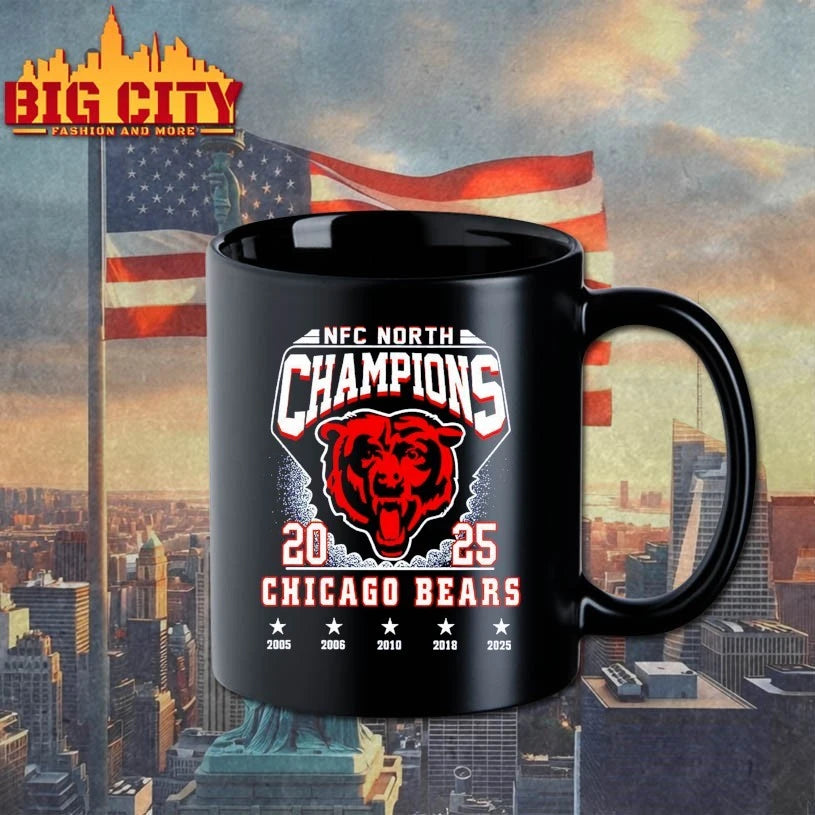Bears 5-time NFC North Champions 2025 shirt