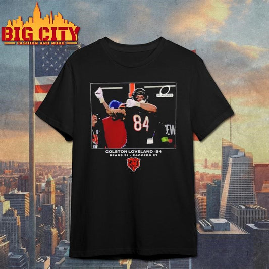 Bears Colston Loveland Flash Features Wild Card Shirt