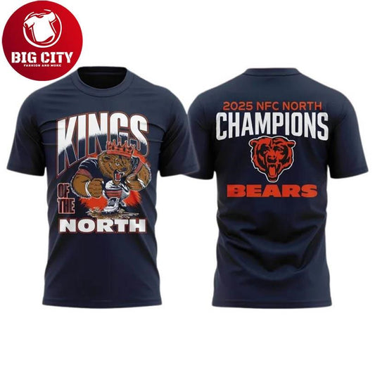 Bears Kings Of The North Champions 2025 Two Sided Shirt
