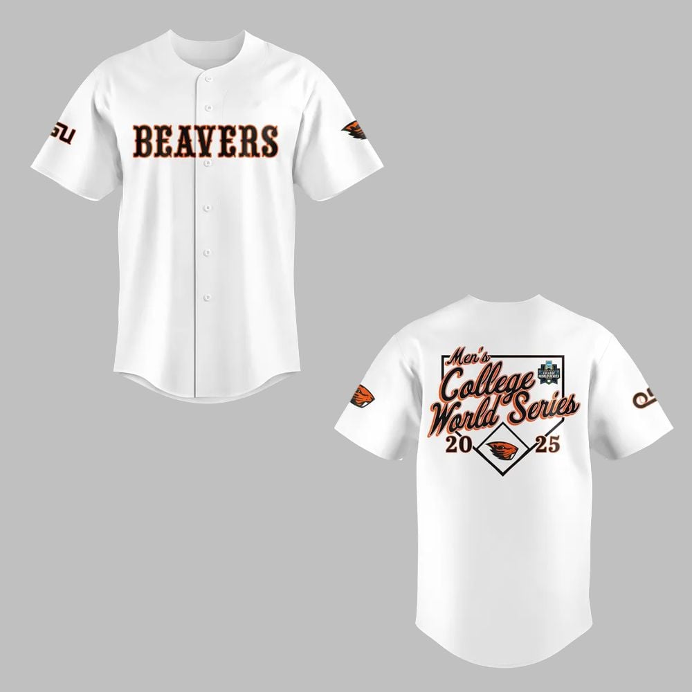 Beavers Baseball College World Series 2025 Jersey - Grishko.com T-Shirts, Hoodie, Sweatshirt | WearSparks.com (Image 1)