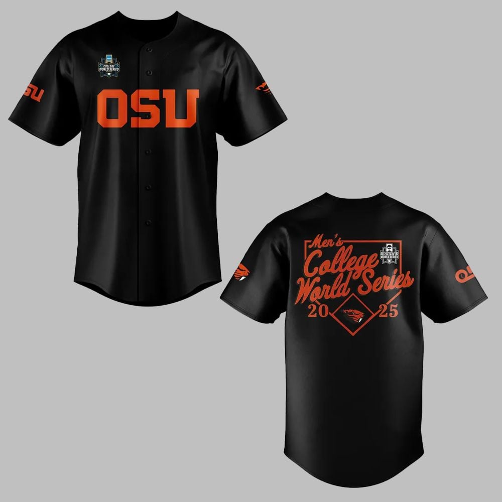 Beavers Baseball OSU Men's College World Series 2025 Jersey - Grishko.com T-Shirts, Hoodie, Sweatshirt (Image 1)
