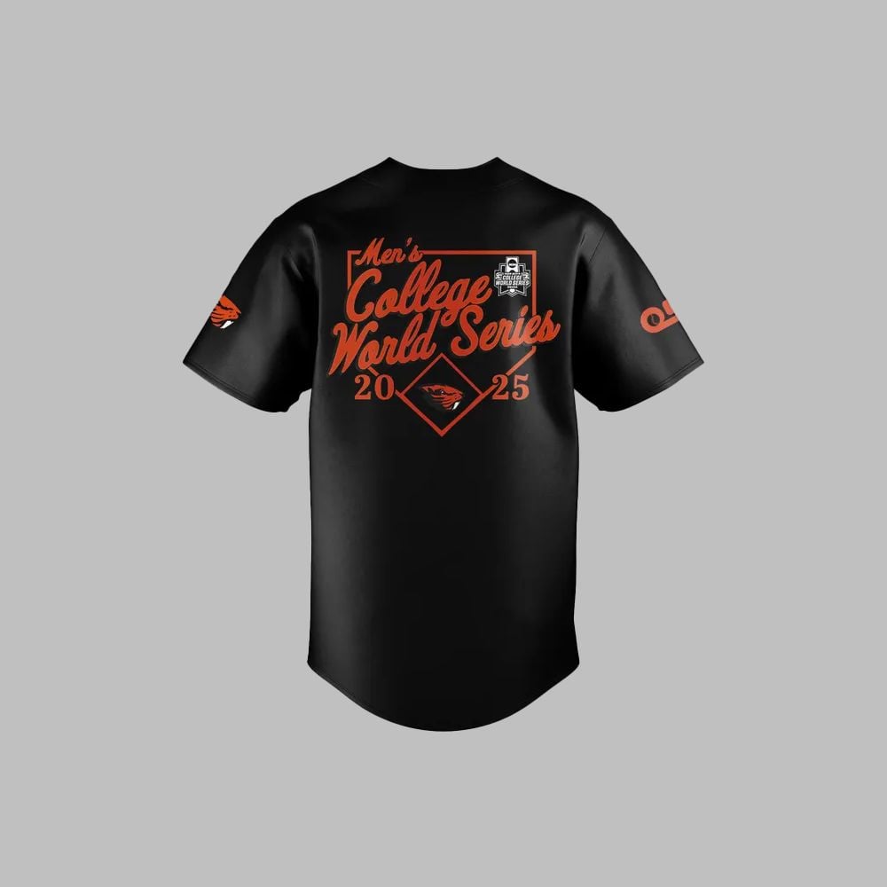 Beavers Baseball OSU Men's College World Series 2025 Jersey - Grishko.com T-Shirts, Hoodie, Sweatshirt (Image 3)