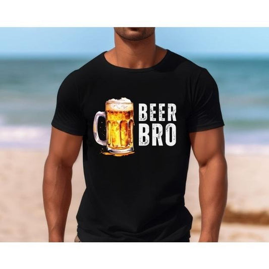 Beer Bro T-Shirt, Matching Family T-Shirt, Watercolor Beer Tshirt, Men T-Shirt, Beer Lover Shirt, Alcohol Lover Shirt,...