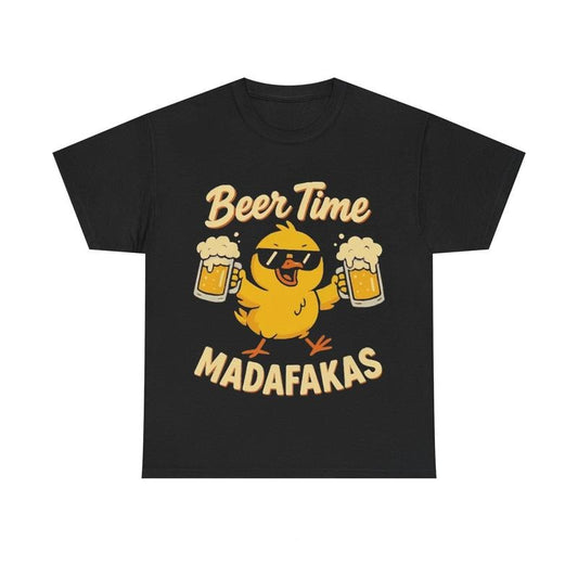 Beer Time Madafakas  Funny Chick Goose Meme T-Shirt Hoodie, Sweatshirt | WearSparks.com
