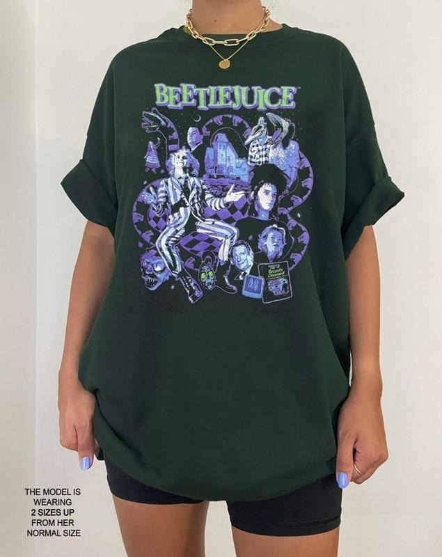 Beetlejuice 1988 Movie T-Shirt, Vintage Movie Halloween Sweatshirt, Halloween Characters Tee Shirt, Halloween Movies Tee,...