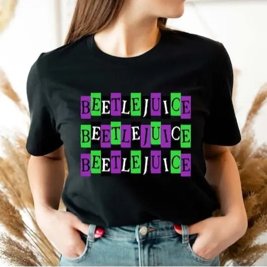 Beetlejuice Shirt, Halloween T-shirt, Fall Shirt, Cute Halloween Shirt, Beetlejuice Tee, Halloween Party Shirt, Halloween...