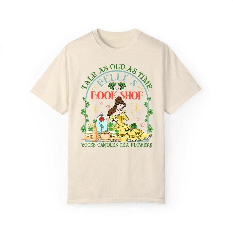 Belle St. Patrick's Day Edition Shirt, Tale As Old As Time Crewneck Sweatshirt, Beauty n The Beast Shirt, Beauty Belle...