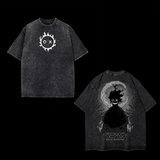 Benimaru | Fire Force ss3 Anime Tee | Heavy Oversized Acid-Washed Unisex Anime T-Shirt | Streetwear & Gym Style | Fire...