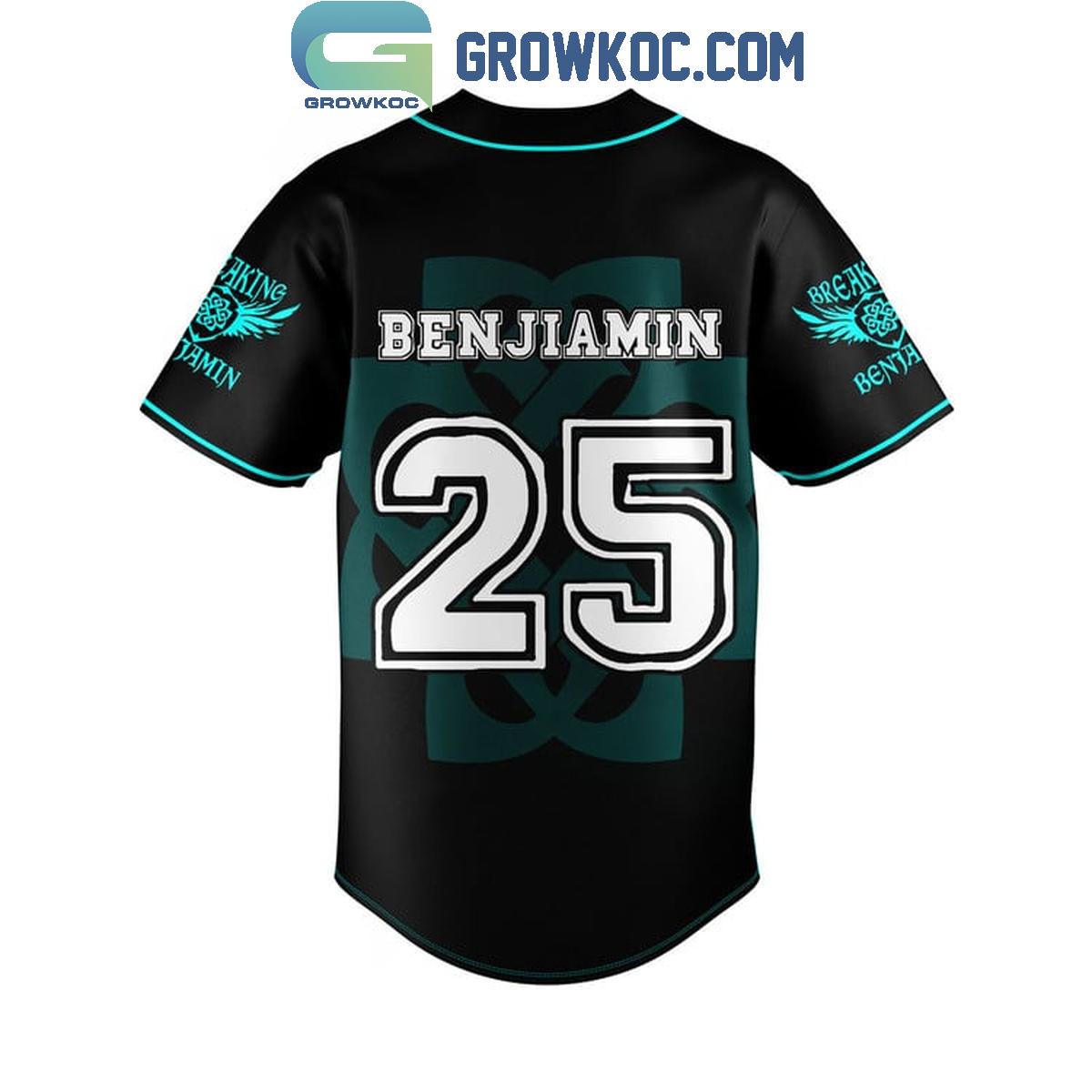 Benjamin Burnley Breaking Benjamin 1999-2024 Personalized Baseball Jersey