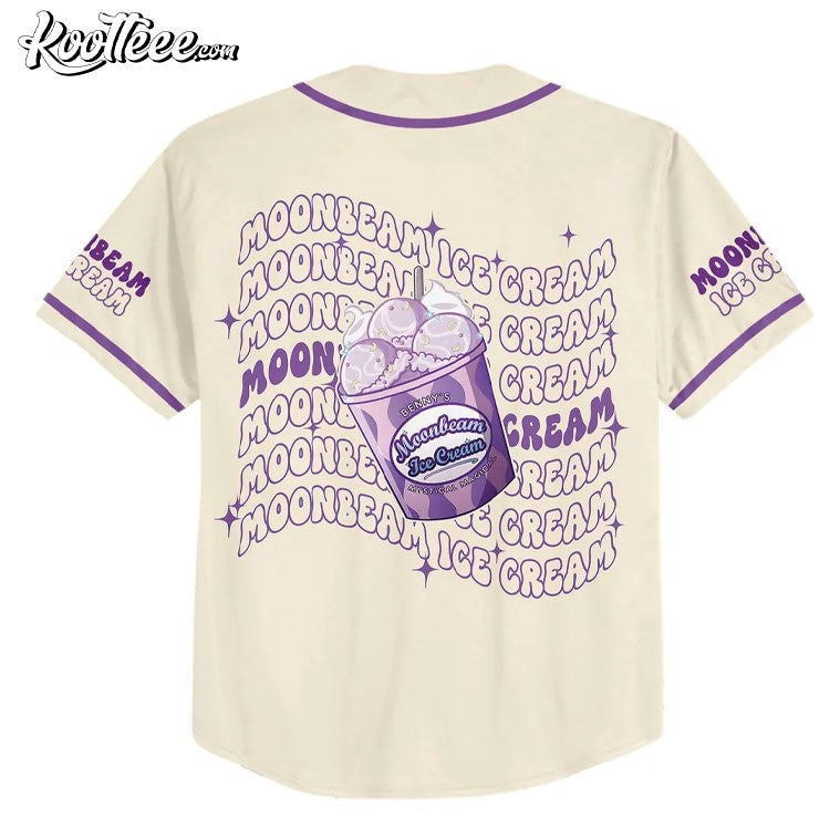 Benson Boone Moonbeam Ice Cream Mystical Magical Custom Baseball Jersey