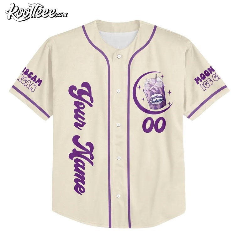 Benson Boone Moonbeam Ice Cream Mystical Magical Custom Baseball Jersey