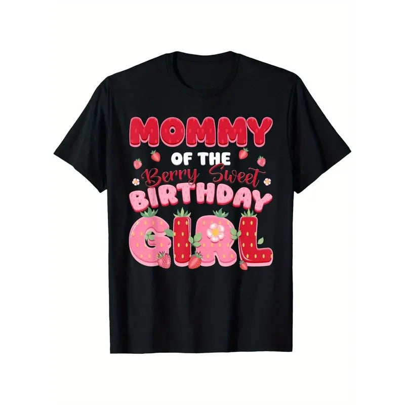 Berry First Strawberry Family T-Shirt, Soft Cotton, Perfect for Birthdays & Holidays, Machine Washable Made in USA...
