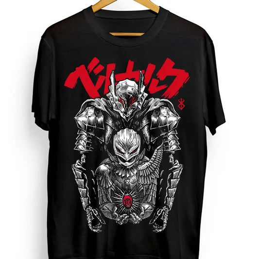 Berserk T-shirt Manga Strip Guts Berserker Armour Anime shirt T-Shirt ALL SIZES Menswear Top Hoodie, Sweatshirt