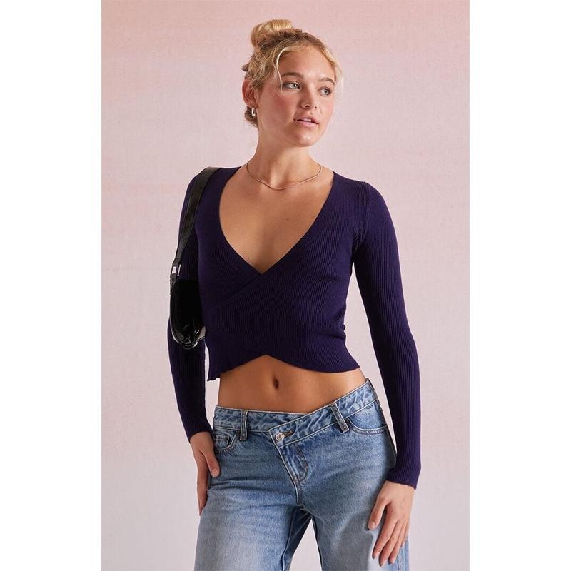 Beverly and Beck Women's Bella Wrap Sweater T-Shirts, Hoodie, Sweatshirt | WearSparks.com