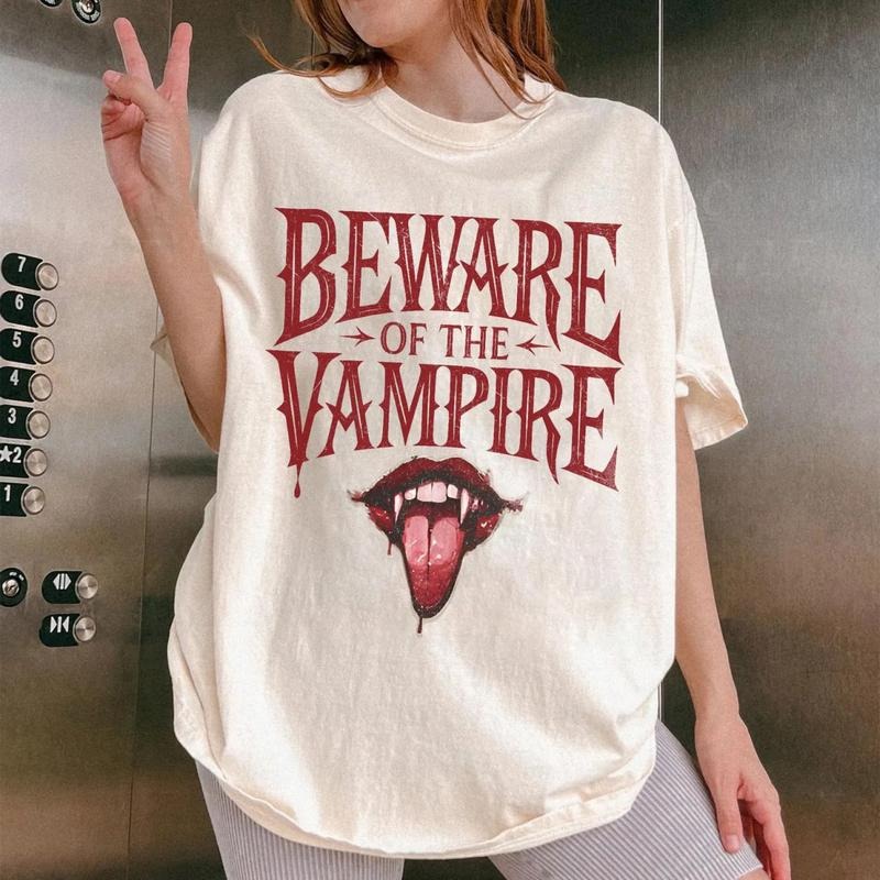 Beware Of A Vampire Shirt, Funny Astarion Game Fan T Shirt, Astarion Dark Humor BG3 Apparel, High Elf Game Hoodie, Sweatshirt