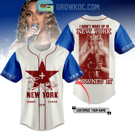 Beyonce Cowboy Carter Tour 2025 Personalized Baseball Jersey