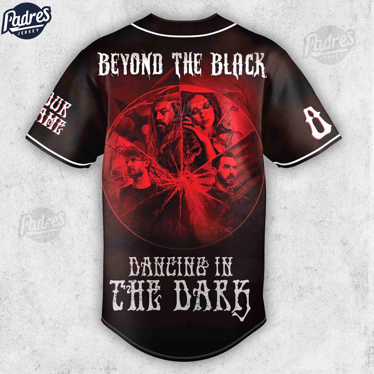 Beyond The Black Band Custom Baseball Jersey Shirt (Image 3)