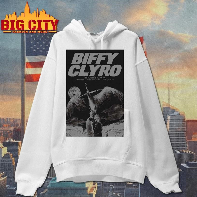 Biffy Clyro The Futique Tour 2026 12th January Motorpoint Arena, Nottingham, UK Poster Shirt