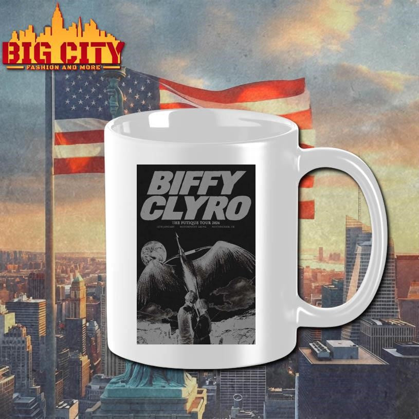 Biffy Clyro The Futique Tour 2026 12th January Motorpoint Arena, Nottingham, UK Poster Shirt