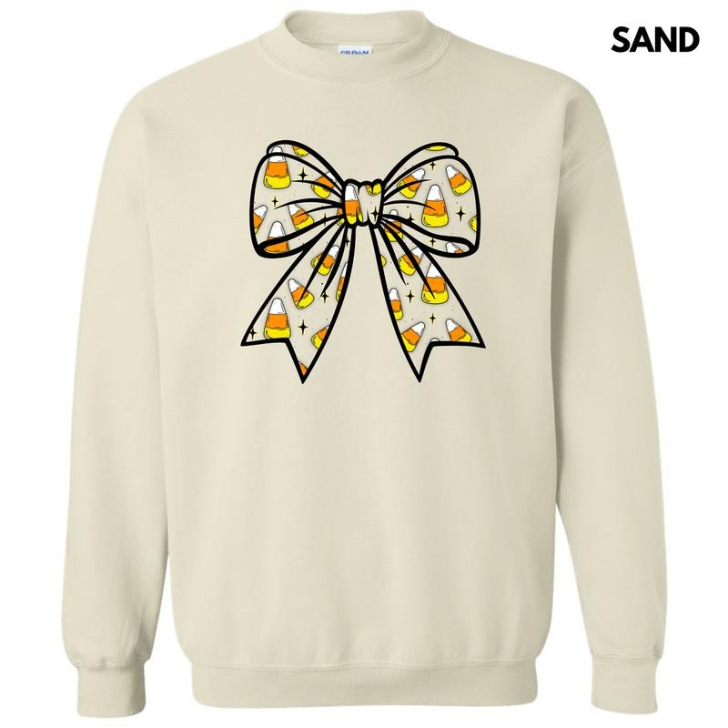 Big Candy Corn Bow Sweatshirt 'NLB' T-Shirts, Hoodie | WearSparks.com