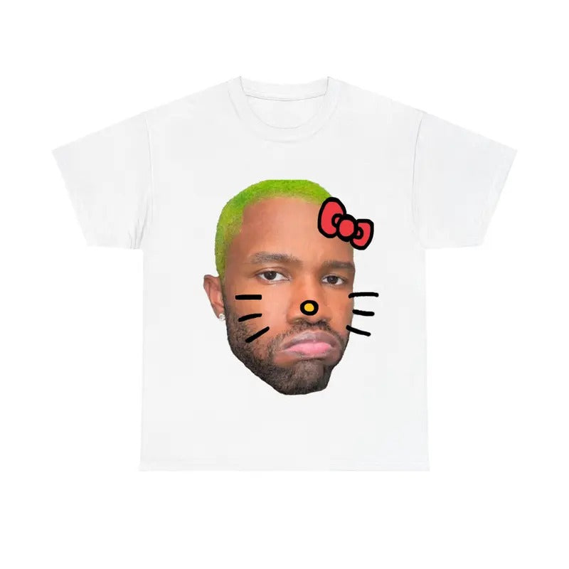Big Face Frankk Green Hair Tee, Kittii Cute Frankk Shirt Hoodie, Sweatshirt | WearSparks.com