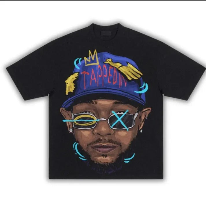 Big Face Kendrick Tee, Lammar T-Shirt Hoodie, Sweatshirt | WearSparks.com