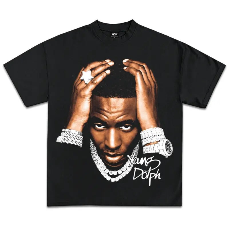 Big Face Y Dolphh Jumbo Graphic T-Shirt Hoodie, Sweatshirt | WearSparks.com
