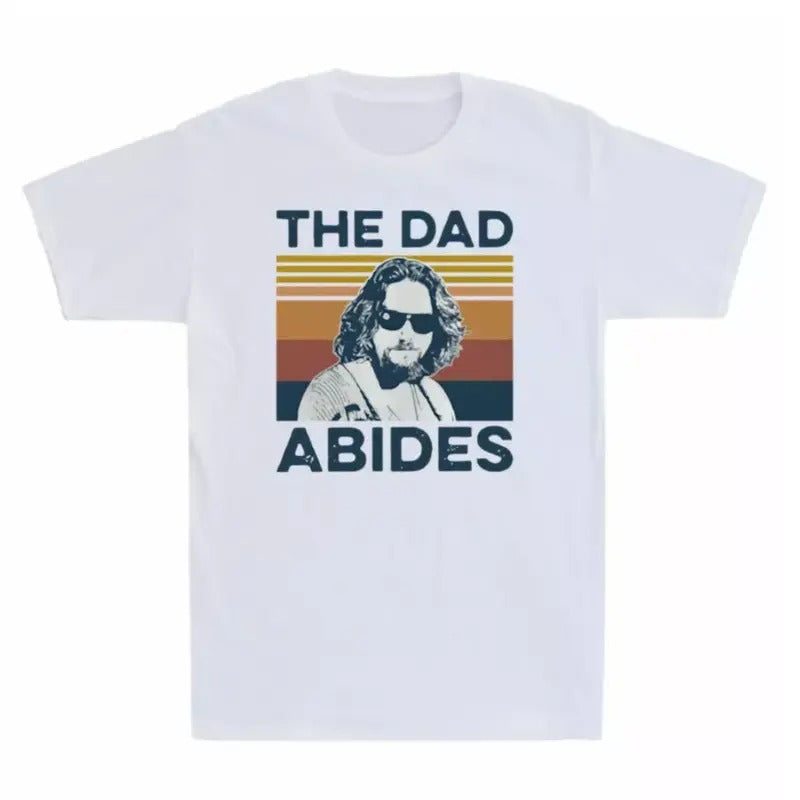 Big LebowskiThe Dad Abides The Dude Father's Day Gift Vintage Men's T Shirt Menswear Top Hoodie, Sweatshirt | WearSparks.com