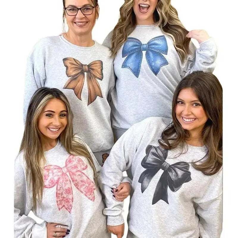 Big On Bows Graphic Sweatshirt T-Shirts, Hoodie | WearSparks.com