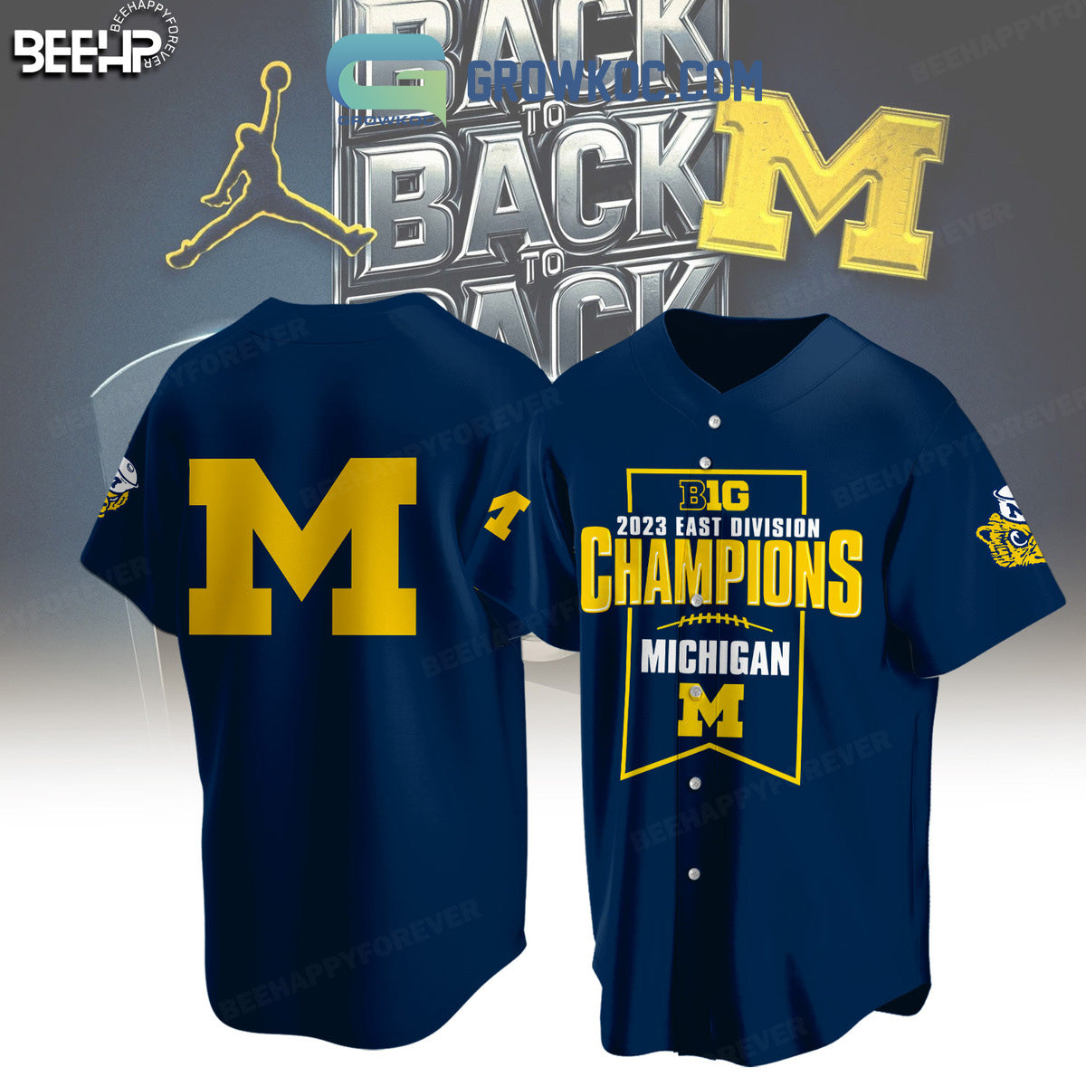Big Ten 2023 East Division Champions Baseball Jersey
