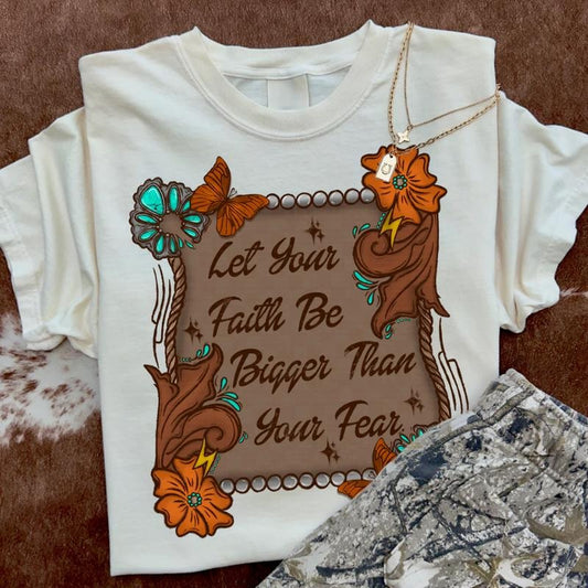 Bigger Than Your Fear Western shirt, vintage crewneck sweatshirts, western outfit women, cowgirl outfits, western...