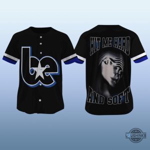 Billie Eilish Hit Me Hard And Soft Baseball Jersey Shirt Sale