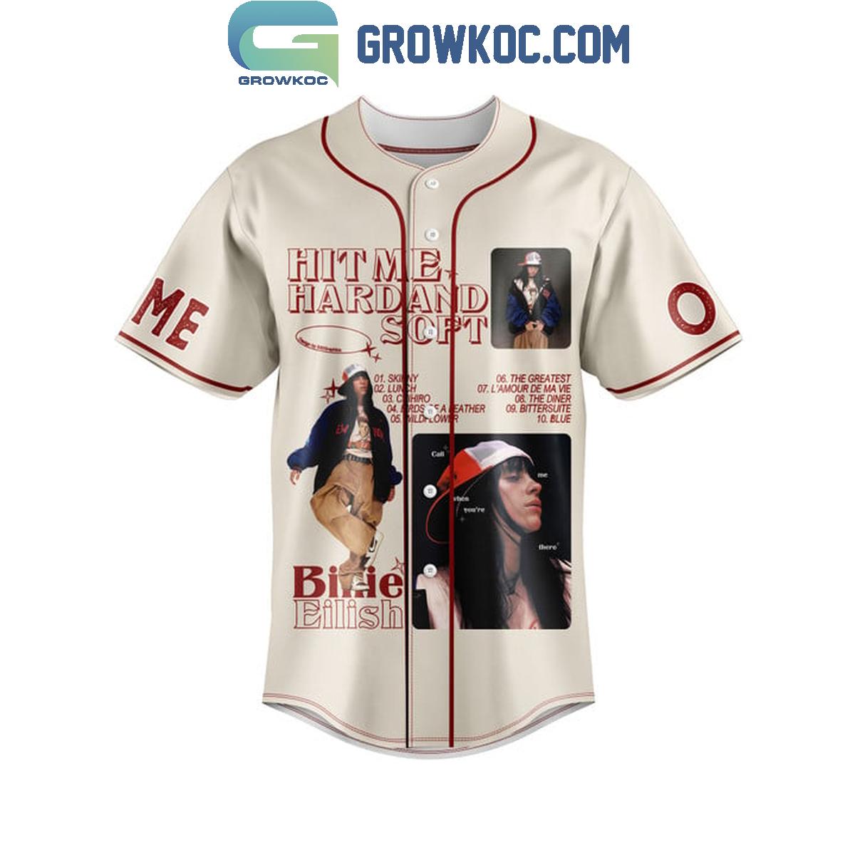 Billie Eilish La Vera Rolling Stone Personalized Baseball Jersey