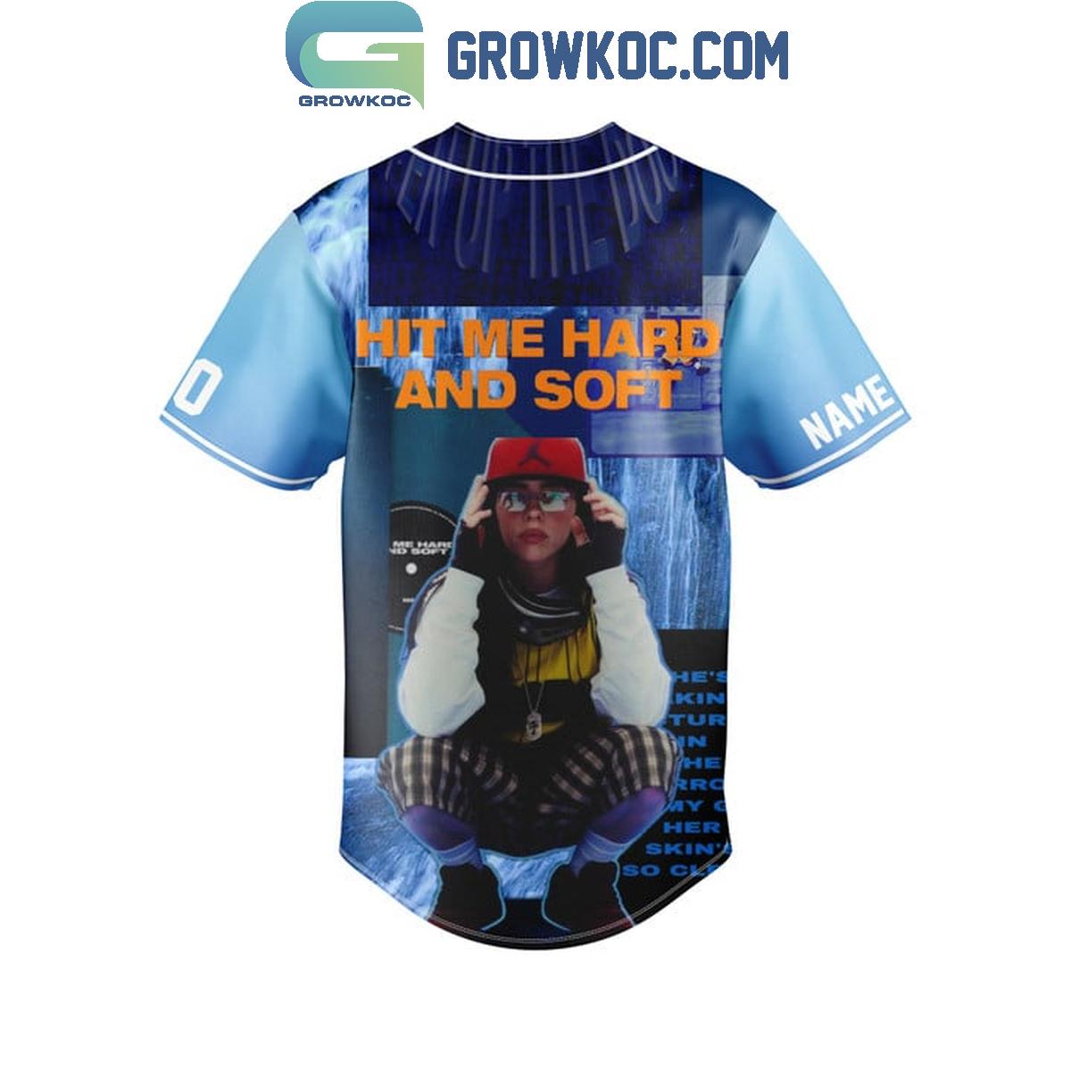 Billie Eilish Lunch With Hit Me Hard And Soft 2024 Personalized Baseball Jersey