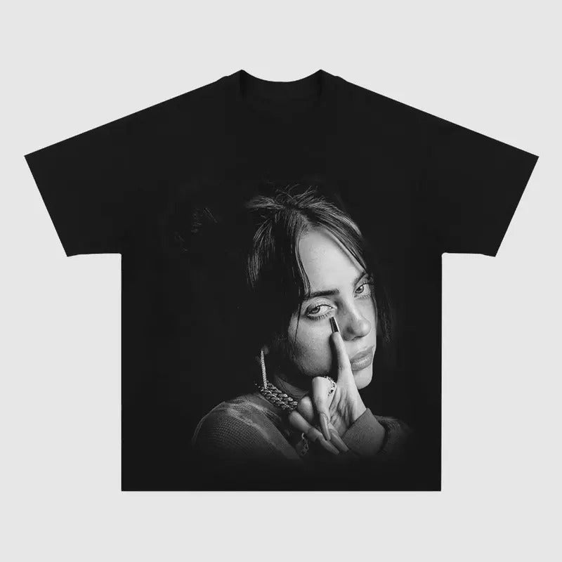 Billieee Eilishhh T-shirt, Graphic Tee Craze Hoodie, Sweatshirt | WearSparks.com