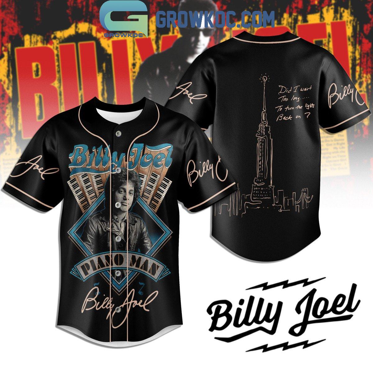 Billy Joel Piano Man Personalized Baseball Jersey