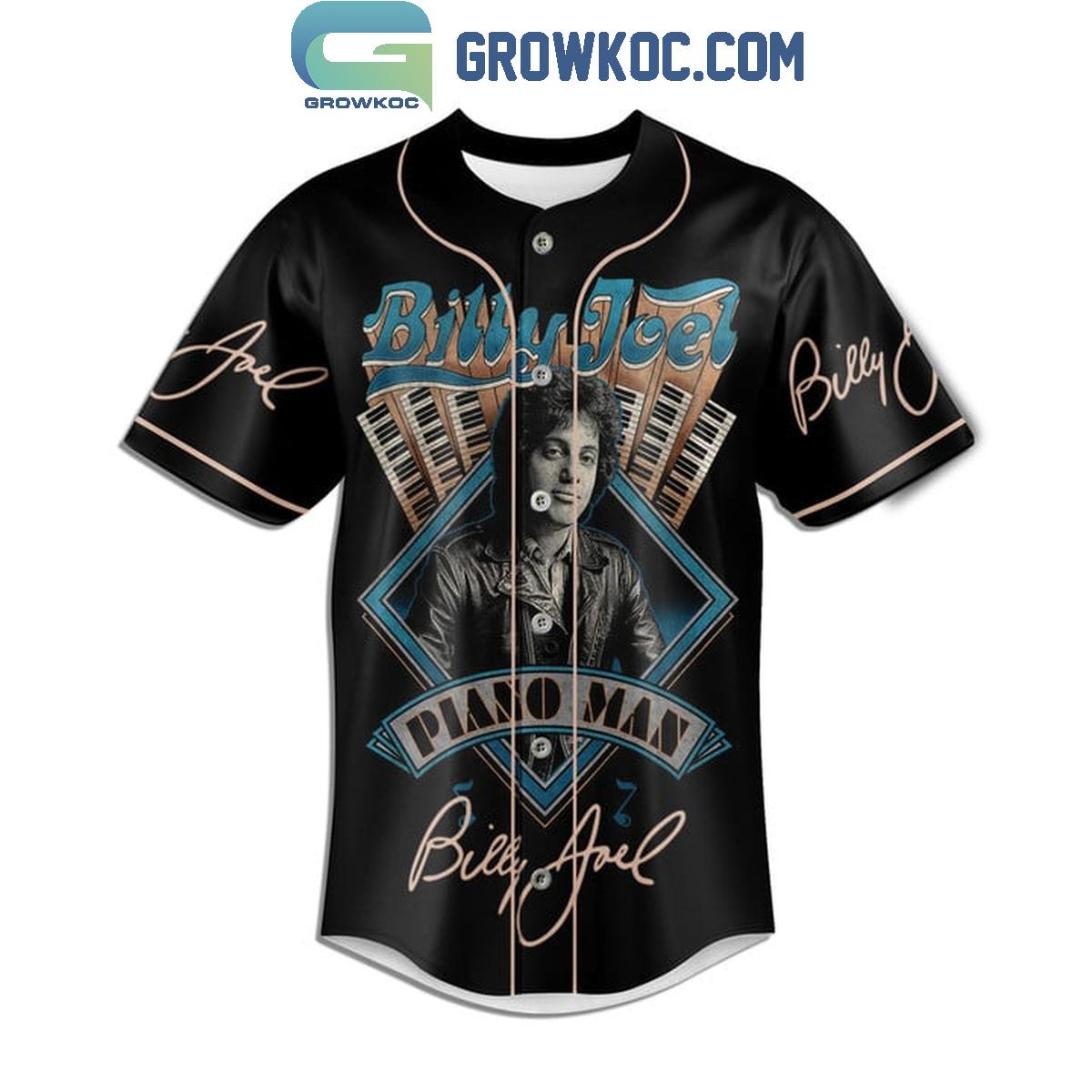 Billy Joel Piano Man Personalized Baseball Jersey