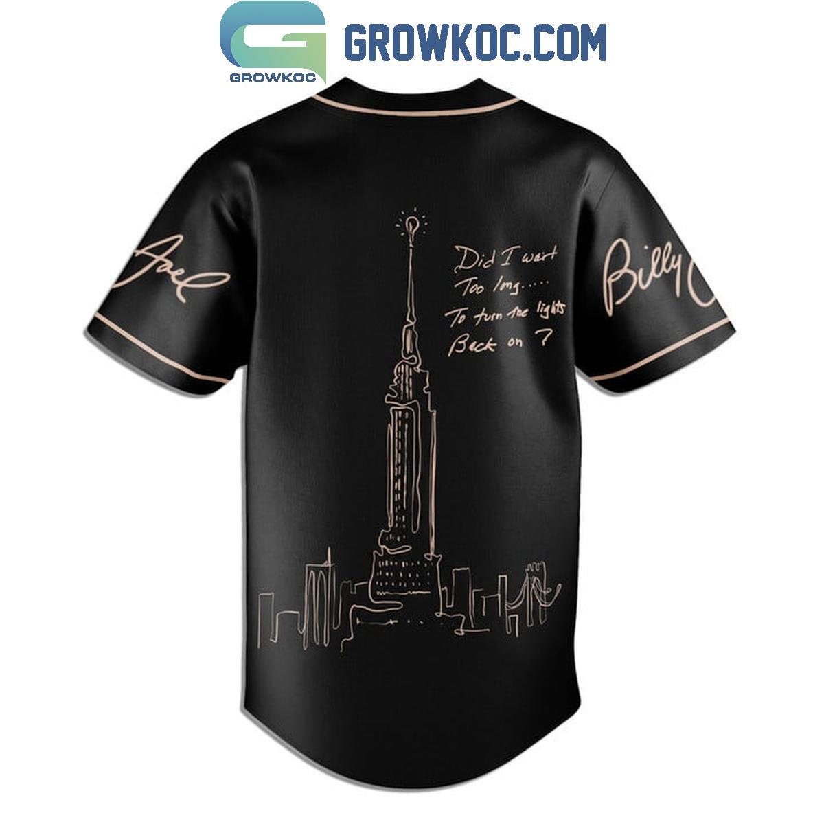 Billy Joel Piano Man Personalized Baseball Jersey