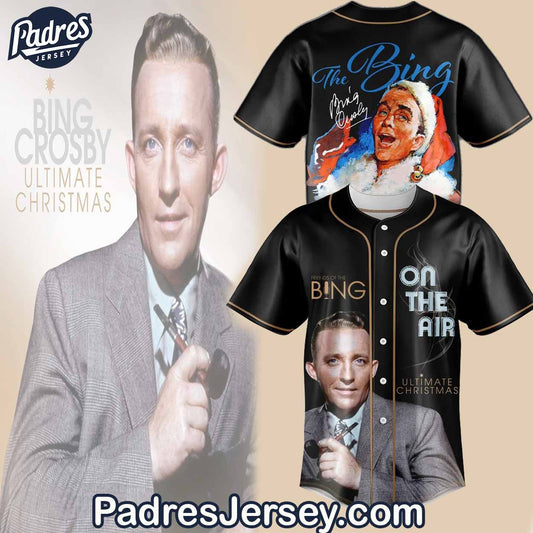 Bing Crosby Ultimate Christmas Baseball Jersey Lovers - Padres Jersey Oasis: Elevate Your Baseball Style Game... (Image 1)